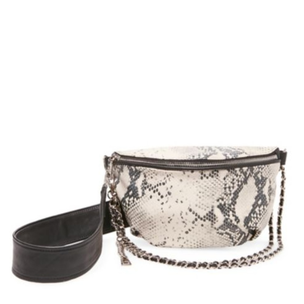 Steve Madden Snake Skin Print Fanny Pack